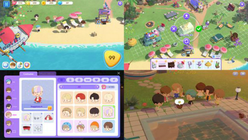 画像ギャラリー No.007のサムネイル画像 / 「BTS Island: In the SEOM」の正式サービスが本日スタート。BTSキャラクターと島を作り上げていく“ヒーリングパズルゲーム”