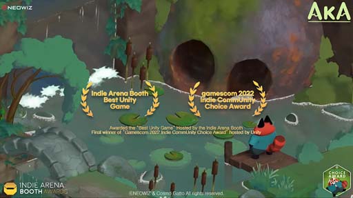画像ギャラリー No.001のサムネイル画像 / 癒やしゲーム「アカ(Aka)」,gamescom 2022で2部門を受賞