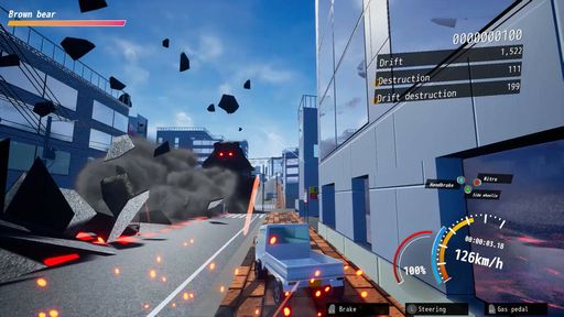 画像ギャラリー No.001のサムネイル画像 / 軽トラで宇宙人から逃げる「ドライブクレイジー」，Steamで早期アクセスを開始。8月8日まで15％オフで購入できる