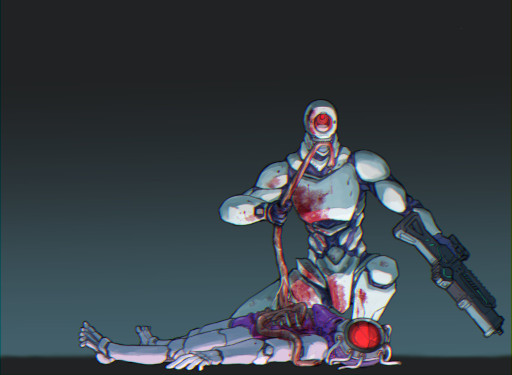 画像ギャラリー No.002のサムネイル画像 / 「CYNOROID FORSAKEN」，6月4日にリリースへ。グロテスクな異形蔓延る研究施設を探索するアクションゲーム