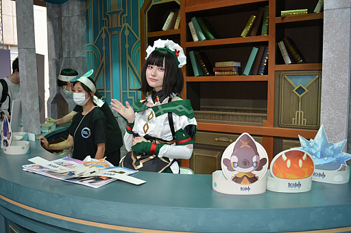 画像ギャラリー No.016のサムネイル画像 / ［TGS2023］HoYoverseの新作「ゼンレスゾーンゼロ」のプレイレポをお届け。「原神」や「崩壊：スターレイル」の展示物もあったブースの様子も