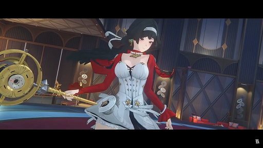 画像ギャラリー No.002のサムネイル画像 / 「ゼンレスゾーンゼロ」，新S級エージェント“アストラ”の戦闘情報トレイラーを公開。歌声でメンバーにさまざまなバフを与える支援キャラ