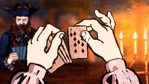 画像ギャラリー No.004のサムネイル画像 / 「Card Shark」，PC/Switch向けに6月2日リリース。18世紀のフランス社交界でトランプゲームの詐欺師として成り上がれ