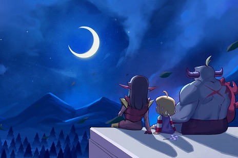 画像ギャラリー No.004のサムネイル画像 / 「メグとばけもの」1周年記念イラストがローソンプリントで発売。サウンドトラックのサブスクが解禁され，特設サイトがオープン