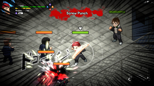 画像ギャラリー No.002のサムネイル画像 / タイのデベロッパが日本の不良を描く「BANCHOU TACTICS(番長タクティクス)」,Steamで配信開始
