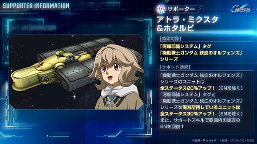 画像ギャラリー No.006のサムネイル画像 / 「Gジェネ エターナル」メインステージに「機動戦士ガンダム 鉄血のオルフェンズ 後半」を追加。ガンダム・バルバトスルプスレクスが登場
