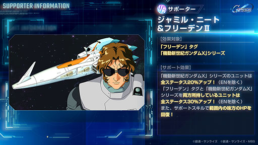 画像ギャラリー No.009のサムネイル画像 / 「Gジェネ エターナル」,メインステージ「機動新世紀ガンダムX」(後半)を実装。UR「ガンダムDX(EX)」 /UR 「ガロード・ラン」がピックアップ中