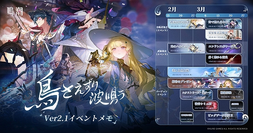 画像ギャラリー No.012のサムネイル画像 / 「鳴潮」,Ver2.1「鳥さえずり 波唄う」を実装。新キャラとしてフィービーとブラントが参戦。新エリア・リジョリ島も開放