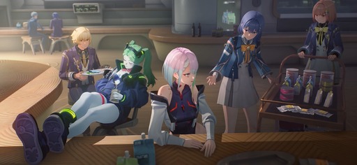画像ギャラリー No.007のサムネイル画像 / 「鳴潮」，アニメ「サイバーパンク エッジランナーズ」とのコラボを2026年6月に開催。ルーシーやレベッカ，デイヴィッドが登場するPVを公開