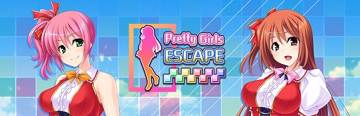 画像ギャラリー No.001のサムネイル画像 / 「Pretty Girls Escape」本日配信。同じ色がつながったブロックを消したりしながら,キャラブロックを出口まで導く思考系ブロックパズル