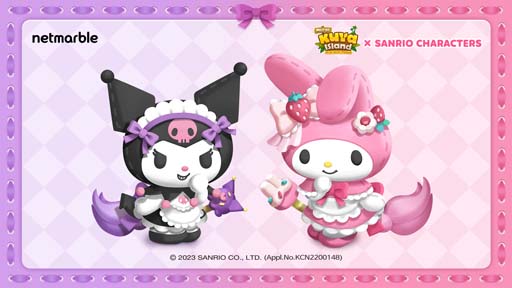 画像ギャラリー No.001のサムネイル画像 / 「マージ・クーヤ・アイランド」にマイメロディ＆クロミが登場。サンリオキャラクターズとのコラボ第2弾開催中