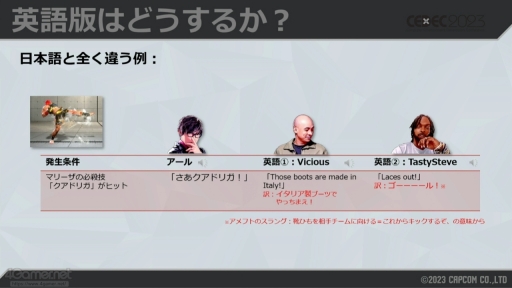 画像ギャラリー No.029のサムネイル画像 / ［CEDEC 2023］「スト6」の対戦を盛り上げる「自動実況機能」は，どのように作られたのか。システム構築や技術を解説するセッションをレポート