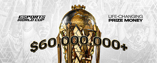 画像ギャラリー No.001のサムネイル画像 / 「Esports World Cup」，6000万ドル（約93億円）を超えるeスポーツ史上最大の賞金総額と競技タイトルを発表