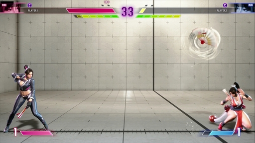 画像ギャラリー No.017のサムネイル画像 / ［プレイレポ］「ストリートファイター6」の不知火 舞をチェック。高性能かつトリッキーな花蝶扇と焔ストックを活用した必殺技＆SAの強化が特徴