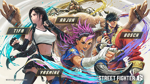 画像ギャラリー No.001のサムネイル画像 / FF7の「ティファ」が参戦！　「ストリートファイター6」の新キャラ4人が発表