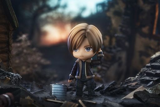 画像ギャラリー No.008のサムネイル画像 / 「バイオハザード RE:4」の主人公・レオンがねんどろいどに。アタッシュケースなどのオプションパーツを付属して2024年6月に発売