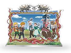 「バイオ名作劇場　ふしぎの村のレオン」のグッズを12月14日に発売。アクリルスタンドやフレークシールが登場