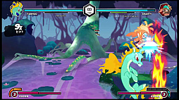 画像ギャラリー No.005のサムネイル画像 / ［プレイレポ］カートゥーン2D動物格闘「Them's Fightin' Herds」のSwitch版は本日発売。ネタ系と思いきや格ゲーとして充実の機能に驚き