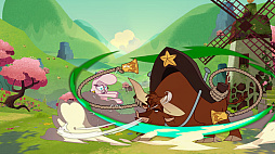 画像ギャラリー No.022のサムネイル画像 / ［プレイレポ］カートゥーン2D動物格闘「Them's Fightin' Herds」のSwitch版は本日発売。ネタ系と思いきや格ゲーとして充実の機能に驚き