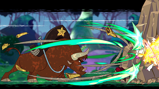 画像ギャラリー No.023のサムネイル画像 / ［プレイレポ］カートゥーン2D動物格闘「Them's Fightin' Herds」のSwitch版は本日発売。ネタ系と思いきや格ゲーとして充実の機能に驚き