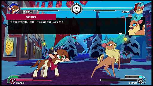画像ギャラリー No.033のサムネイル画像 / ［プレイレポ］カートゥーン2D動物格闘「Them's Fightin' Herds」のSwitch版は本日発売。ネタ系と思いきや格ゲーとして充実の機能に驚き