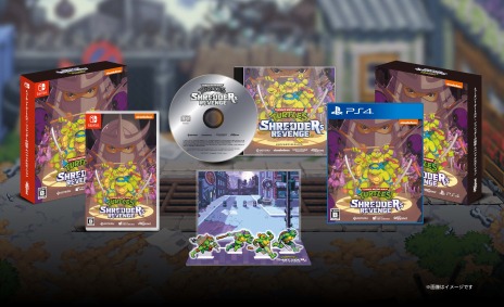 画像ギャラリー No.009のサムネイル画像 / PS4/Switch「ミュータント タートルズ：シュレッダーの復讐」特典付きパッケージ版を本日リリース。1987年のアニメ版をベースにした作品