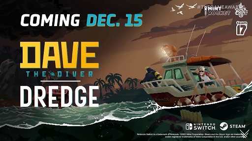 画像ギャラリー No.001のサムネイル画像 / 「デイヴ・ザ・ダイバー」,「DREDGE」とのコラボレーション無料DLCを12月15日に配信へ