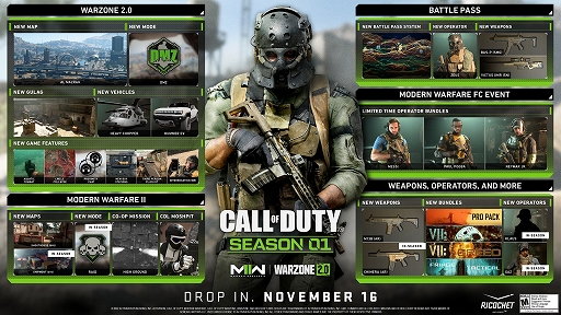 画像ギャラリー No.003のサムネイル画像 / 「Call of Duty:Modern Warfare II」と「Call of Duty: Warzone 2.0」向けの新たなバトルパスシステムの詳細が公開に