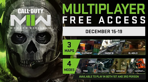 画像ギャラリー No.001のサムネイル画像 / 「Call of Duty: Modern Warfare II」,マルチプレイモードのフリートライアルを12月16日から12月20日3:00まで実施