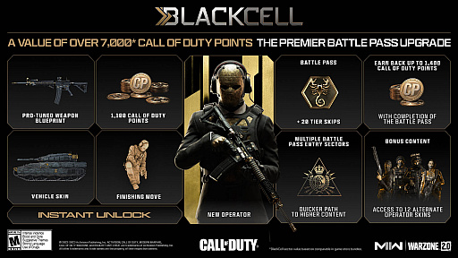 画像ギャラリー No.036のサムネイル画像 / 「CoD: Modern Warfare II/Warzone 2.0」，シーズン03がついに開幕。既存のバトルパスを超えるプレミアオファー「ブラックセル」販売開始