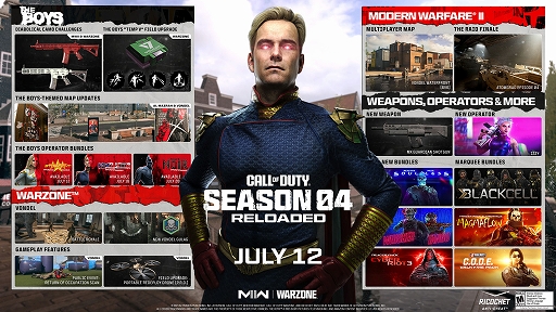 画像ギャラリー No.001のサムネイル画像 / The Boysのメンバーが参戦。「CoD:MWII」「CoD:Warzone」,シーズン04リローデッドアップデートは7月13日1:00に実装