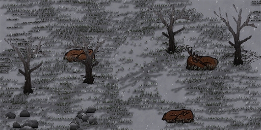 画像ギャラリー No.004のサムネイル画像 / 「Clanfolk」,大型アップデート“Hunters and Hunted”を実装。鹿の群れと,それを狙う狼,狩りや家畜を守る猟犬が登場
