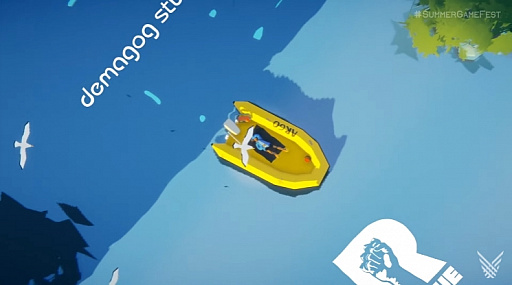 画像ギャラリー No.001のサムネイル画像 / 水没した地球で冒険する「Highwater」発表。ボートで世界を旅し,島を見つけ,ターン制バトルを繰り広げる