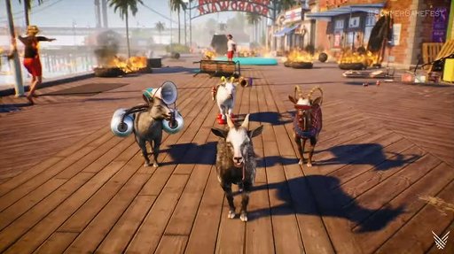 画像ギャラリー No.002のサムネイル画像 / あのヤギゲーに新作が登場。「Goat Simulator 3」が2022年秋発売決定，最大4人のマルチプレイ対応予定