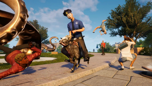 画像ギャラリー No.006のサムネイル画像 / あのヤギゲーに新作が登場。「Goat Simulator 3」が2022年秋発売決定，最大4人のマルチプレイ対応予定