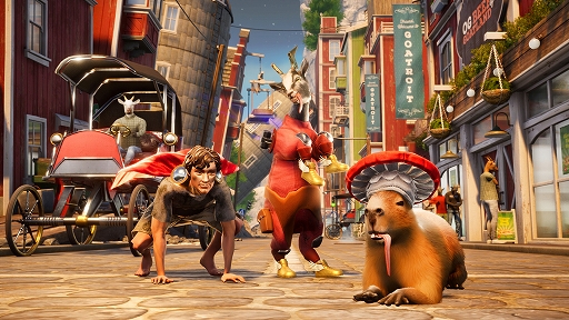 画像ギャラリー No.003のサムネイル画像 / 今度のヤギはマルチバースを救う。「Goat Simulator 3」のDLC“Multiverse of Nonsense”配信開始