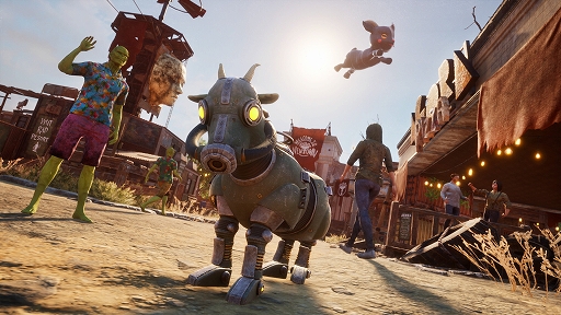 画像ギャラリー No.002のサムネイル画像 / 「Goat Simulator 3」,終末世界をバイクで駆け巡るDLC“Baadlands: Furry Road”をリリース。本編が60%オフになるセールも実施中