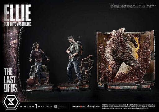 画像ギャラリー No.006のサムネイル画像 / 「The Last of Us Part I」からエリー,ジョエル,ブローターが1/4スケールスタチューで登場。3体を並べることで,劇中の死闘シーンを再現