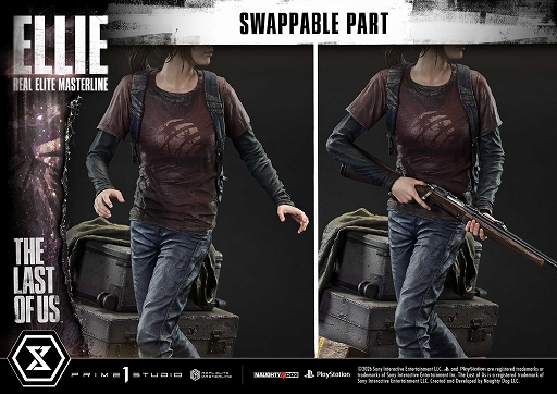 画像ギャラリー No.010のサムネイル画像 / 「The Last of Us Part I」からエリー,ジョエル,ブローターが1/4スケールスタチューで登場。3体を並べることで,劇中の死闘シーンを再現