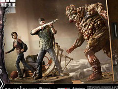 「The Last of Us Part I」からエリー，ジョエル，ブローターが1/4スケールスタチューで登場。3体を並べることで，劇中の死闘シーンを再現