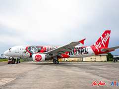 「エアアジア」×「ペルソナ５ ザ・ロイヤル」のコラボ飛行機「Persona 5 Jet」，塗装ステップ動画を公開