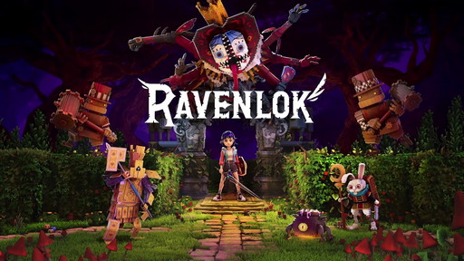 画像ギャラリー No.007のサムネイル画像 / 新作アクション「Ravenlok」，2023年にリリース予定。ボクセルベースの“不思議の国”に迷い込んだ少女が冒険を繰り広げる