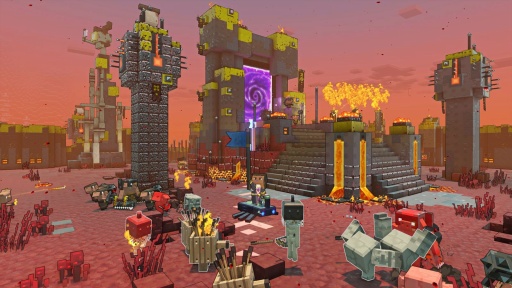 画像ギャラリー No.031のサムネイル画像 / ［プレイレポ］マイクラ最新作「Minecraft Legends」は，あの世界に“ストラテジー”要素が見事に融合している。チーム対戦のPvPモードも期待大
