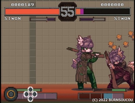 画像ギャラリー No.010のサムネイル画像 / 「モフモフ戦線」の発売日が6月16日に決定し，詳細なシステムも明らかに。プチコンを用いて独力で開発された新作2D対戦格闘ゲーム