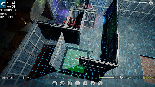 画像ギャラリー No.002のサムネイル画像 / 経営シム「Horror Tycoon」のプレイアブルデモ公開。幽霊屋敷で,人々を恐怖のどん底に陥れろ