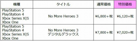 画像ギャラリー No.005のサムネイル画像 / 「ノーモア★ヒーローズ3」のPS5/Xbox Series X/PS4/Xbox One版，本日リリース。トラヴィスの日英ボイス比較動画が公開に