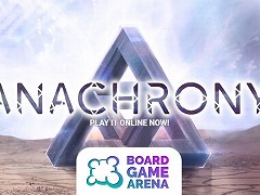 重量級SFボドゲ「アナクロニー」が「ボードゲームアリーナ」に無料タイトルとして登場。未来から資源を借り，破滅の運命を回避せよ