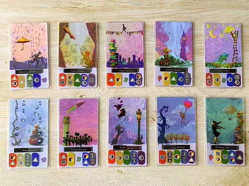 画像ギャラリー No.001のサムネイル画像 / 透明カードを重ね合わせ,自分だけの絵画を作る。ボードゲーム「Canvas」が「ボードゲームアリーナ」で正式実装へ