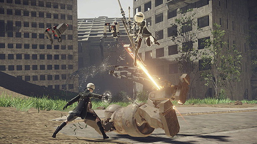 画像ギャラリー No.004のサムネイル画像 / Switch版「NieR:Automata」となる“The End of YoRHa Edition”本日発売。機械生命体とアンドロイドとの熾烈な戦いを描いたアクションRPG
