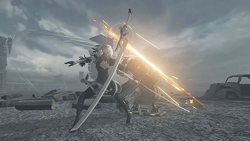 画像ギャラリー No.005のサムネイル画像 / Switch版「NieR:Automata」となる“The End of YoRHa Edition”本日発売。機械生命体とアンドロイドとの熾烈な戦いを描いたアクションRPG